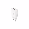 Зарядное устройство XO L101 PD + QC3.0 (1USB/2Type-C/20W) + USB - MicroUSB White (XO-L101-WH) - Image 2