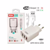 Зарядний пристрій XO L72 QC3.0 3USB +micro (XO-L72-MCR) - Image 5
