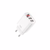 Зарядний пристрій XO L95 (2USB/2.4A) + USB - Lightning White (XO-L95-L) - Image 3