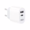 Зарядное устройство XO L97 (1Type-C/1USB/2.4A) + Type-C - Lightning White (XO-L97-LG) - Image 4