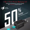 Зарядное устройство Promate 33W USB-C + USB-A (powerport-33.black) - Image 6