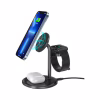 Зарядний пристрій Choetech 15W 3-in-1 Magnetic Wireless Fast Charger black (T585-F-101-CCBK) - Image 4