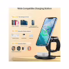 Зарядний пристрій Choetech 15W 3-in-1 Magnetic Wireless Fast Charger black (T585-F-101-CCBK) - Image 5
