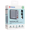 Зарядний пристрій Verbatim GaN 140 W 4 ports (2xUSB-C-140 W,USB-C 20 W /USB-A -3.0) (32203) - Image 6