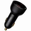 Зарядний пристрій Baseus Superme Digital Display PPS Dual Quick Charger Car Charger black (TZCCZX-01) - Image 3
