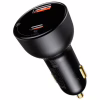 Зарядний пристрій Baseus Superme Digital Display PPS Dual Quick Charger Car Charger black (TZCCZX-01) - Image 4