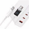 Зарядний пристрій Baseus GaN5 Pro Fast Charger 2C+U 140W + Cable 1.0m Type-C 240W white (CCGP100202) - Image 9