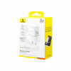 Зарядний пристрій Baseus Palm Fast Charger 1C 20W + Cable 1.0m Type-C 60W white (P10111602213-01) - Image 5