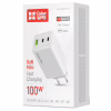Зарядное устройство ColorWay C101B GaN Mini 100W PD PPS 2xUSB-C + USB-A white (CW-CHS061PD-WT) - Image 6
