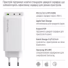 Зарядний пристрій ColorWay C101B GaN Mini 100W PD PPS 2xUSB-C + USB-A white (CW-CHS061PD-WT) - Image 9
