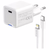 Зарядний пристрій ColorWay C101D GaN Mini 20W PD PPS USB-C + cable USB-C to Lightning white (CW-CHS059PDL-WT) - Image 5