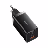Зарядний пристрій Baseus 2xUSB-C 65W + 1xUSB GaN + cable USB-C to USB-C 100W 1.0m black (CCGP120201) - Image 3