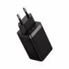 Зарядний пристрій Baseus 2xUSB-C 65W + 1xUSB GaN + cable USB-C to USB-C 100W 1.0m black (CCGP120201) - Image 4