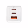 Зарядний пристрій Baseus 2xUSB-C 65W + 1xUSB GaN + cable USB-C to USB-C 100W 1.0m white (CCGP120202) - Image 4