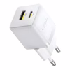 Зарядное устройство Baseus 1xUSB-C 20W + 1xUSB white + cable USB-C to USB-C 60W 1.0m (P10111608213-01) - Image 2