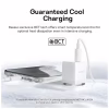 Зарядний пристрій Baseus 1xUSB-C 20W + 1xUSB white + cable USB-C to USB-C 60W 1.0m (P10111608213-01) - Image 10