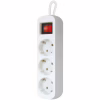 Мережевий подовжувач Defender S318 1.8 m 3 роз switch white (99233) - Image 2