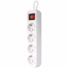 Мережевий подовжувач Defender S418 1.8 m 4 роз switch white (99237) - Image 2