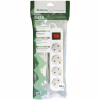 Сетевой удлинитель Defender S418 1.8 m 4 роз switch white (99237) - Image 4