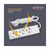 Мережевий подовжувач TECCO 1.5м 2 поста white (8681277843433) - Image 7
