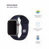 Ремінець до смарт-годинника Armorstandart Sport Band (3 Straps) для Apple Watch 49/46/45/44/42 (Series 1-3) Dark Blue (ARM49070) - Image 2
