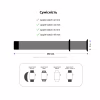 Ремінець до смарт-годинника Armorstandart Sport Band (3 Straps) для Apple Watch 49/46/45/44/42 (Series 1-3) Dark Blue (ARM49070) - Image 4