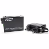 Медиаконвертер RCI 1G, 20km, SC, RJ45, Tx 1550nm standart size metal case (RCI502W-GE-20-B) - Image 3