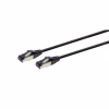 Патч-корд 5м, S/FTP, cat 8, литий, 50u", CU, AWG 27, LSZH, black Cablexpert (PP8-LSZHCU-BK-5M) - Image 2