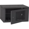 Шкаф настенный Ipcom 6U, 600*600, перфорированные дверца, RAL9005 (СН-6U-060х060-ДП-9005) - Image 2