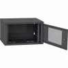 Шафа настінна Ipcom 6U, 600*600, перфоровані дверцята, RAL9005 (СН-6U-060х060-ДП-9005) - Image 3