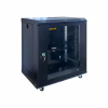 Шафа настінна GEAR 12U 19'' 600x600x650 мм, + полка 19", black (GWMSN-12U-600-600) - Image 2