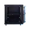 Шафа настінна GEAR 12U 19'' 600x600x650 мм, + полка 19", black (GWMSN-12U-600-600) - Image 3