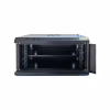 Шафа настінна GEAR 6U 19'' 600x600x350 мм, + полка 19", black (GWMSN-6U-600-600) - Image 4