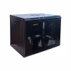 Шафа настінна GEAR 9U 19'' 600x600x450 мм, + полка 19", black (GWMSN-9U-600-600) - Image 2