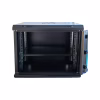Шкаф настенный GEAR 9U 19'' 600x600x450 мм, + полка 19", black (GWMSN-9U-600-600) - Image 3