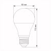 Лампочка TITANUM A60 12W E27 4100K 220V (TLA6012274) - Image 3