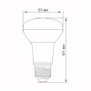 Лампочка Videx LED R63e 9W E27 4100K 220V (VL-R63e-09274) - Image 3