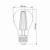 Лампочка Videx Filament A60FF 08W E27 1200K (VL-A60FF-08271) - Image 3