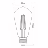 Лампочка Videx Filament ST64FA 10W E27 2200K бронза (VL-ST64FA-10272) - Image 3