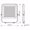 Прожектор Videx LED PREMIUM VIDEX F2 100W 5000K (VL-F2-1005G) - Image 2