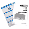 Витяжка кухонна Eleyus UNIA 1200 LED 52 WH - Image 11