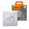 Комп'ютерна розетка Videx BINERA CAT6 одинарна сереб (VF-BNSK1PC6-SS) - Image 4