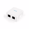 Комп'ютерна розетка Cablexpert RJ45x2 UTP, cat.5e (NCAC-2U5E-01) - Image 2