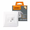 Комп'ютерна розетка Videx BINERA CAT6 (VF-BNSK1PC6-W) - Image 4