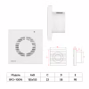 Витяжний вентилятор Ardesto BFO-100W - Image 8
