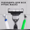 Змінні касети Gillette Mach3 Charcoal Деревне вугілля 5 шт. (8700216062770) - Image 6