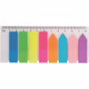 Стикер-закладка Buromax Plastic bookmarks 45x12mm, 8*25шт, neon (BM.2307-98) - Image 2
