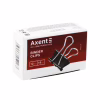 Биндер металлический Axent 19 мм, 12шт, black (4401-A) - Image 2