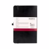 Блокнот Axent Partner Lux 125х195 мм 96 аркушів у клітинка Чорний (8202-01-A) - Image 3