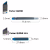 Чернила для перьевых ручек Parker Картриджи Quink /5шт синий (11 410BLU) - Image 2